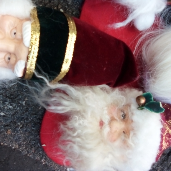 Santa head Christmas ornaments - Picture 3 of 9